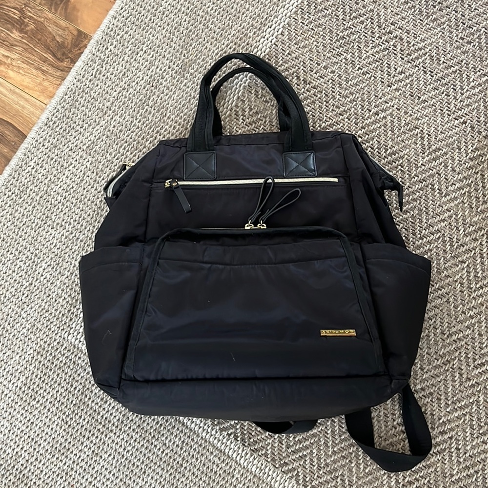Skip Hop Mainframe Wide Open Diaper Bag - Black